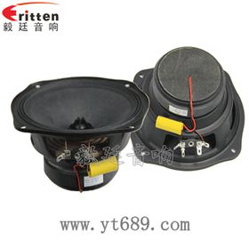 6寸同軸汽車?yán)日疵? border= 4寸高端品牌重低音喇叭正反面