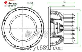 12寸低音汽車?yán)瘸善穲D