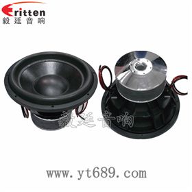 15寸重低音大功率汽車?yán)日疵? border= 8''中低音舞臺音箱喇叭廠家正反面