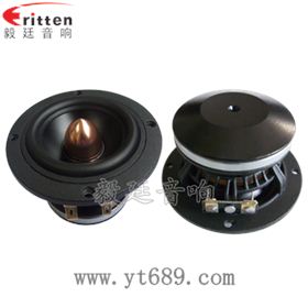 3寸20w汽車中低音喇叭正反面