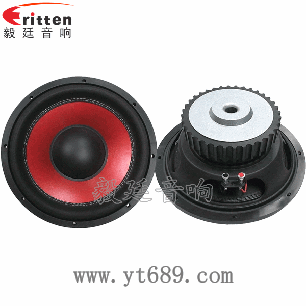 12寸250w汽車音響喇叭正反面 8''250w 重低音喇叭正反面