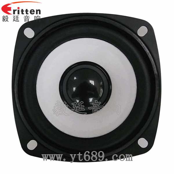 4寸同軸汽車音響喇叭正面圖