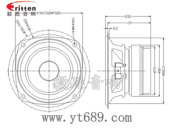 4寸25芯30瓦重低音喇叭成品圖 1.38寸40瓦舞臺音箱全頻喇叭成品圖