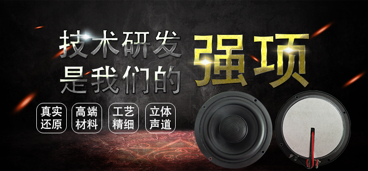 4寸同軸喇叭紙盆橡膠邊汽車音響喇叭 4寸同軸喇叭紙盆橡膠邊汽車音響喇叭
